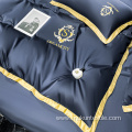 Hot selling cotton comforter luxury brand bedding set